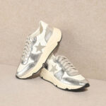 Cosmo Athletic Style Casual Star Sneakers Silver