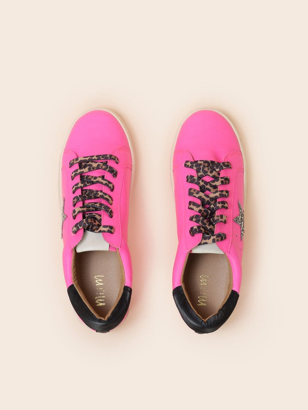 Star Sneaker Neon Pink