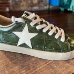 Croco Sneakers Olive