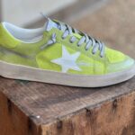 Candace Star Sneaker Chartreuse