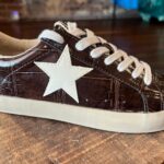 Croco Sneakers Brown
