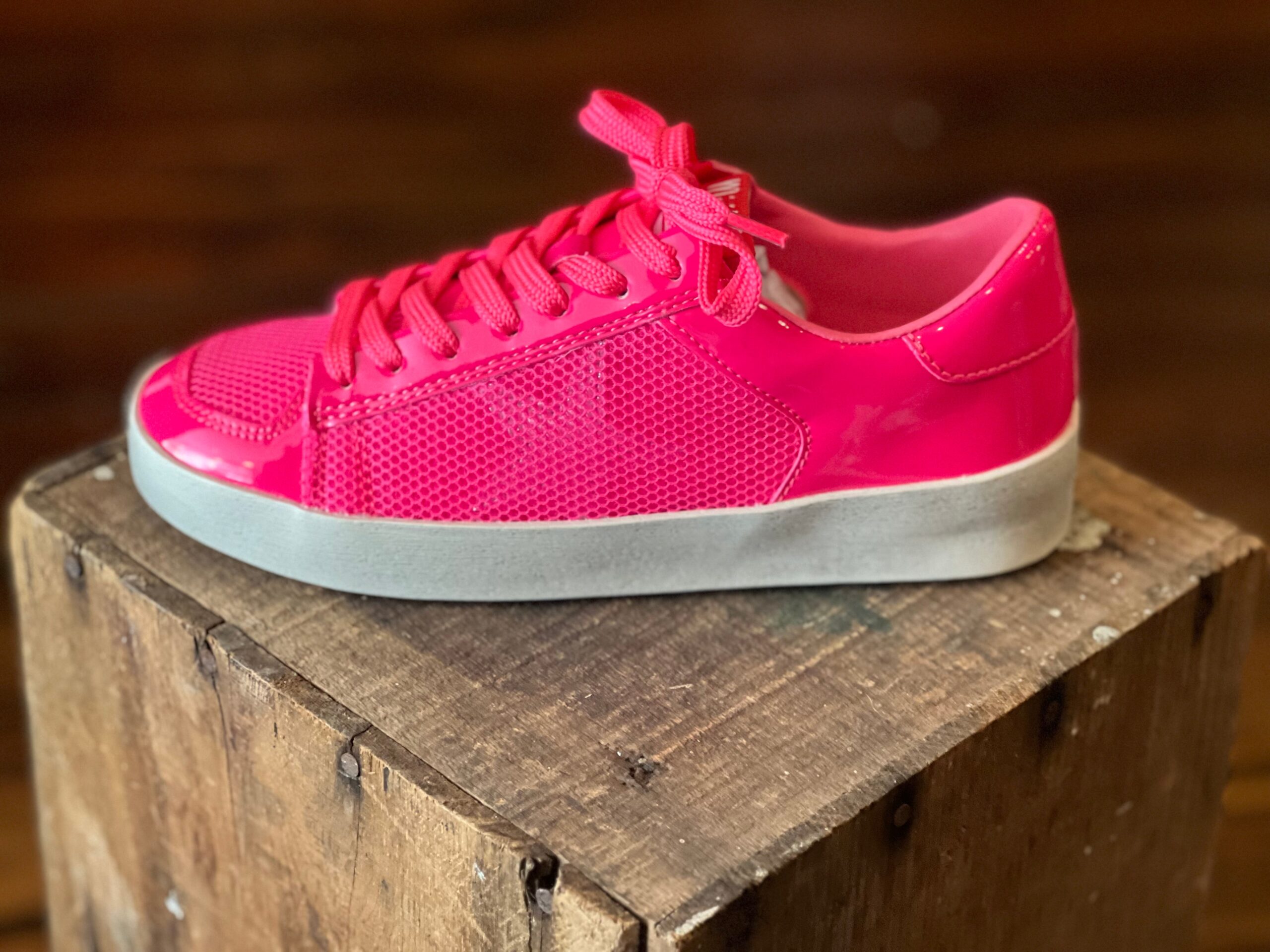 Star Sneakers Hot Pink