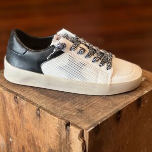 Star Sneakers Black White