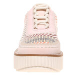 Stitched Platform Sneaker Light Pink Combo